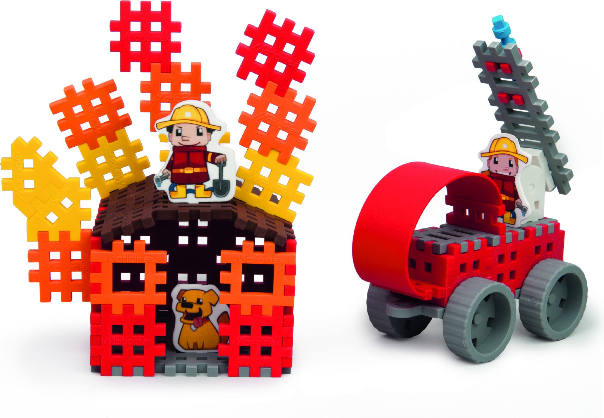 Marioinex MINI WAFLE – Hasič (střední) - obrázek 3