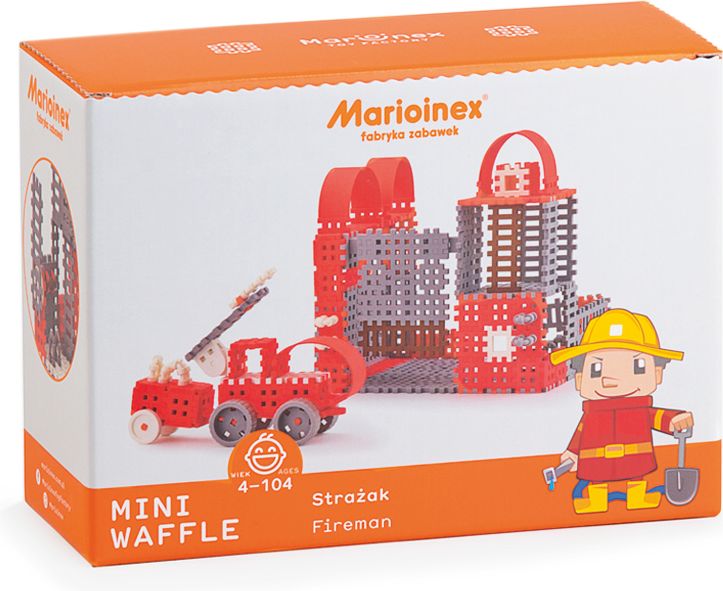 Marioinex MINI WAFLE – Hasič (velký) - obrázek 1