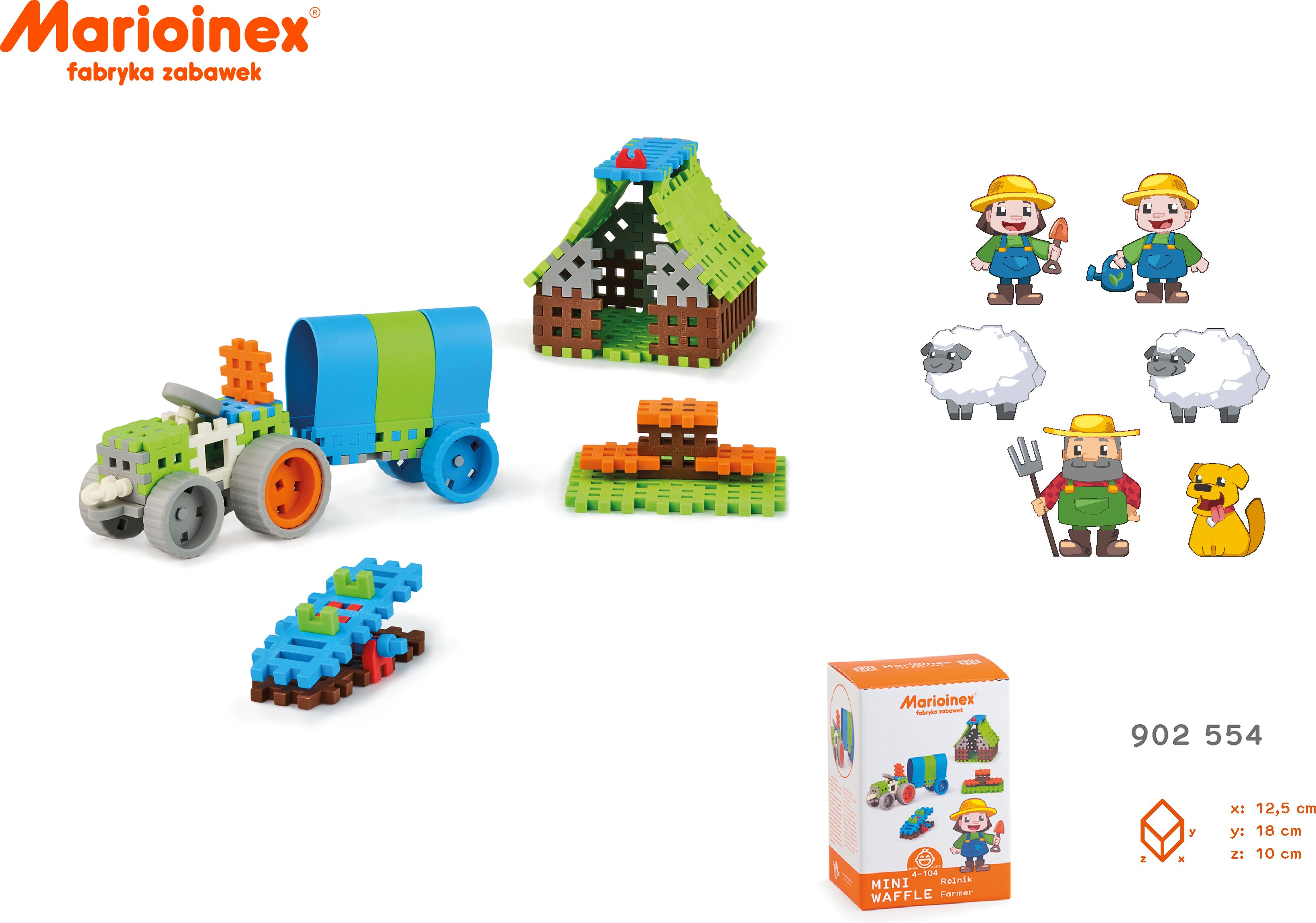 Marioinex MINI WAFLE – Rolník (střední) - obrázek 4