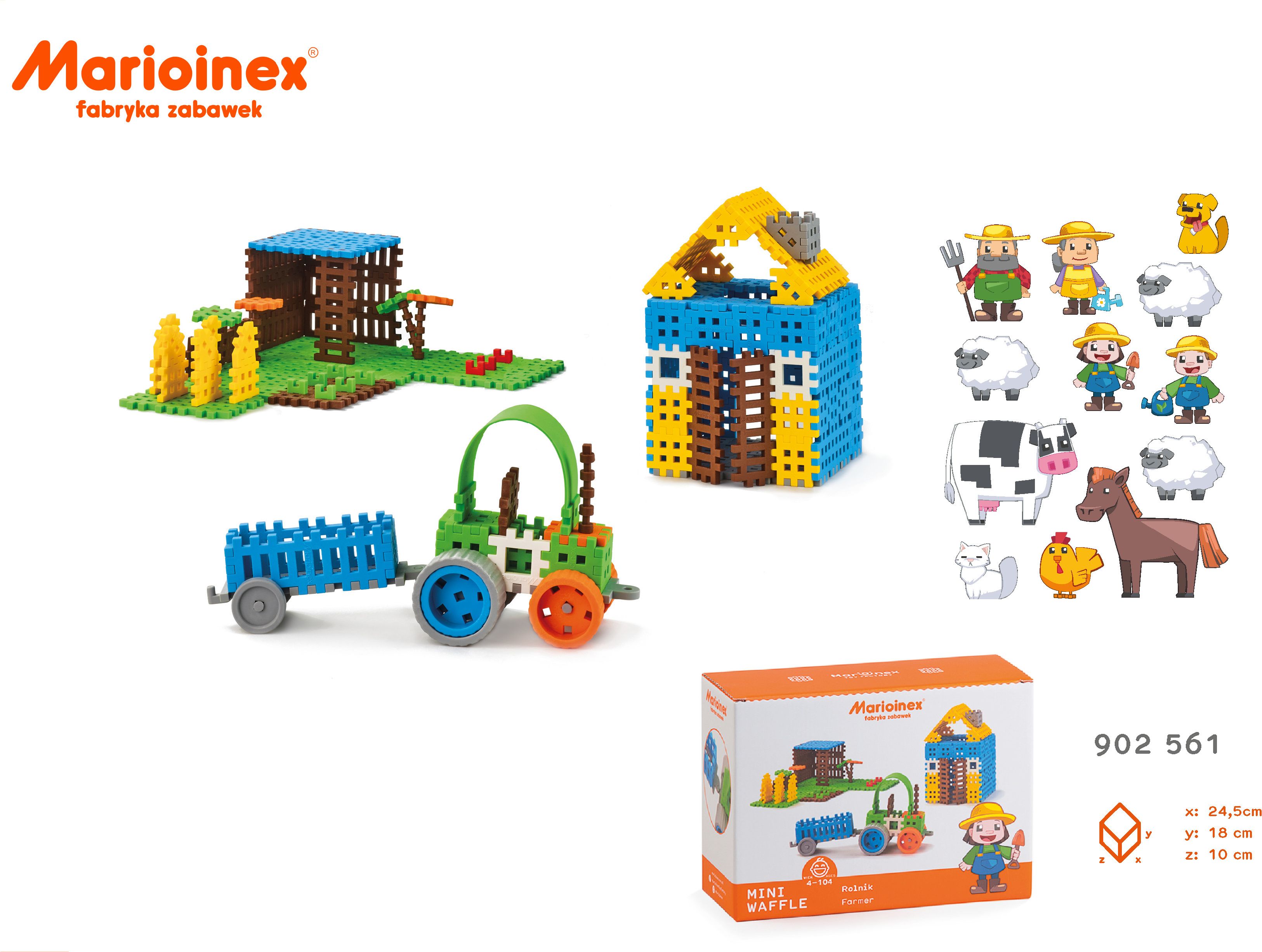 Marioinex MINI WAFLE – Rolník (velký) - obrázek 4