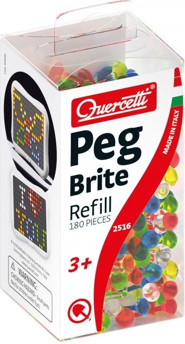 Quercetti Peg Brite refill – náhradní kolíčky ke svítící mozaice - obrázek 1
