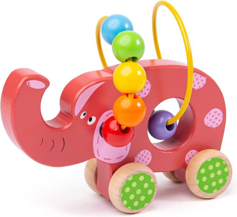 Bigjigs Toys Bigjigs Baby Motorický labyrint slon - obrázek 1