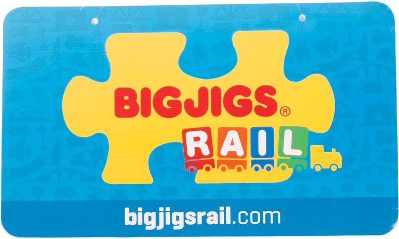 Bigjigs Toys Velká kartonová cedule Bigjigs Rail - obrázek 1
