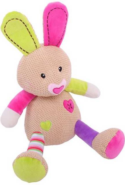 Bigjigs Toys Bigjigs Baby Textilní postavička - Velký králíček Bella - obrázek 1