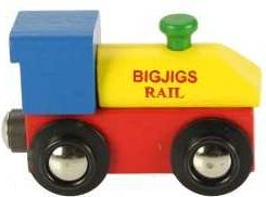 Bigjigs Rail dřevěná vláčkodráha - Lokomotiva - obrázek 1