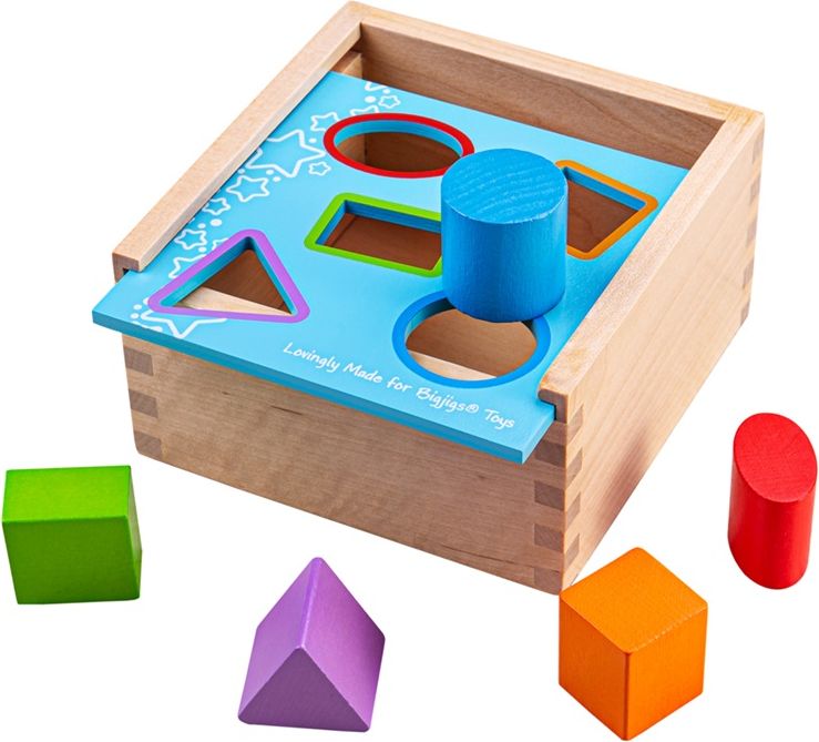 Bigjigs Toys Vkládací krabička s tvary - obrázek 1