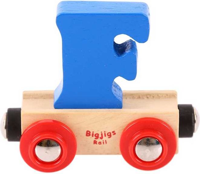 Bigjigs Rail vagónek dřevěné vláčkodráhy - Písmeno F - obrázek 1
