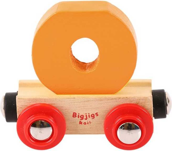 Bigjigs Rail vagónek dřevěné vláčkodráhy - Písmeno O - obrázek 1