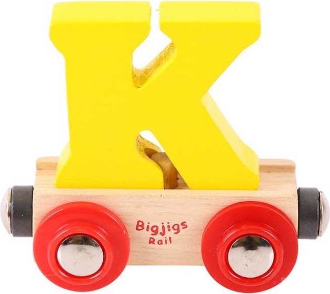 Bigjigs Rail vagónek dřevěné vláčkodráhy - Písmeno K - obrázek 1