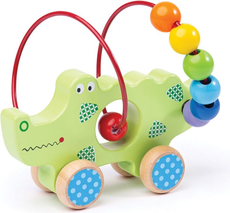 Bigjigs Toys Bigjigs Baby Motorický labyrint krokodýl - obrázek 1