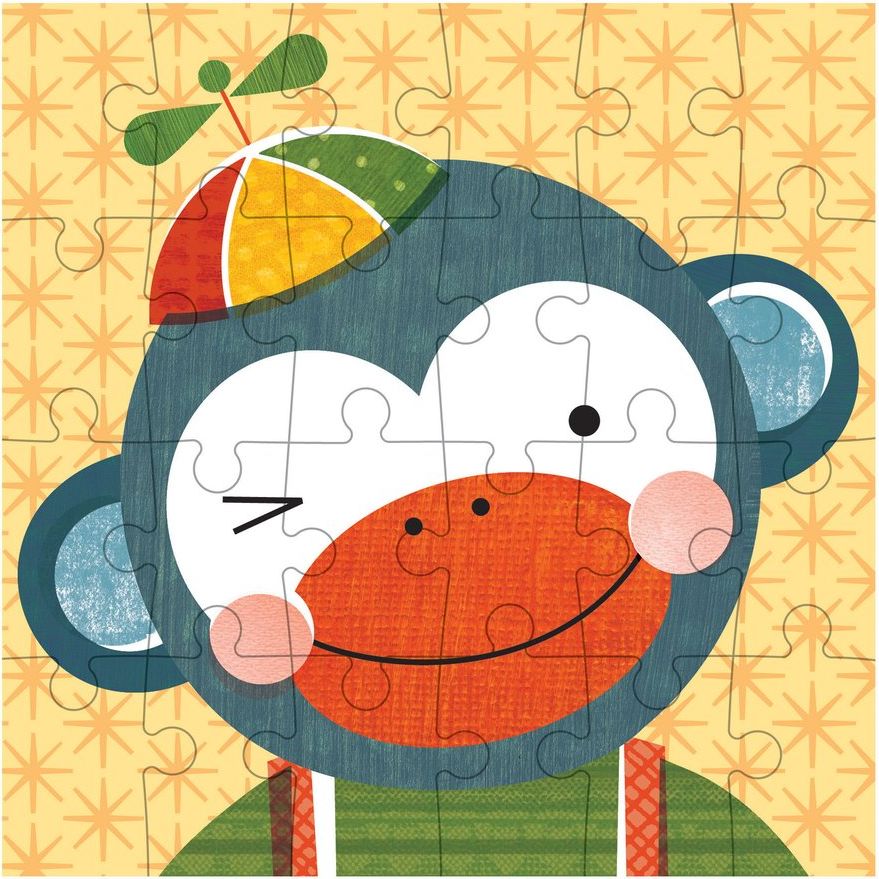 Petitcollage Puzzle opice - obrázek 1