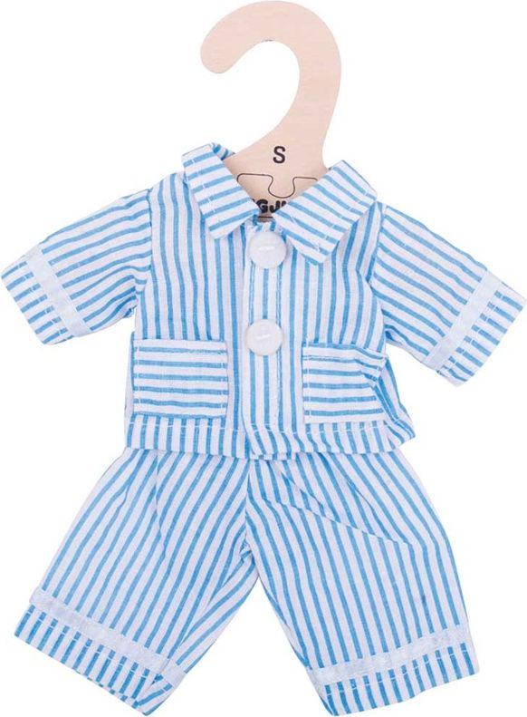 Bigjigs Toys Modré pyžamo pro panenku 28 cm - obrázek 1