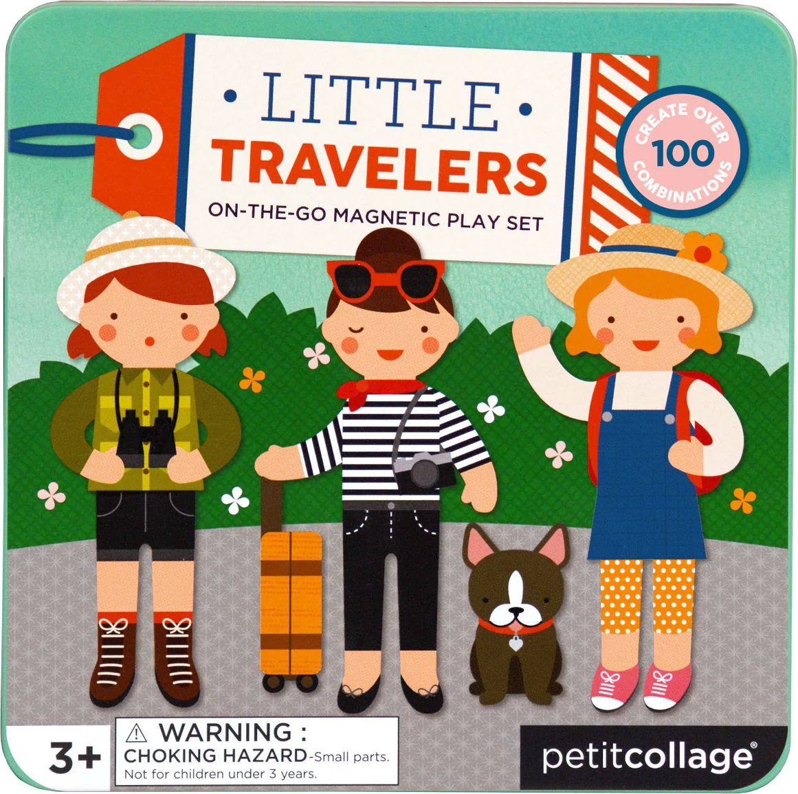Petit Collage Magnetická knížka Cestování - obrázek 1