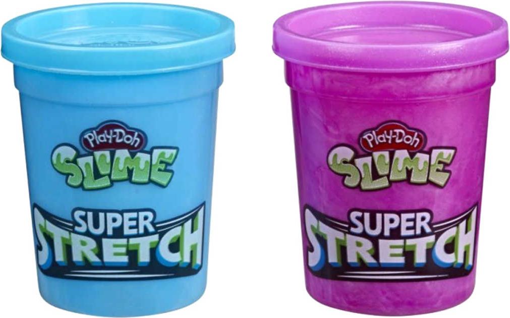 HASBRO PLAY-DOH Sliz super natahovací modelína set 2 kelímky 2 barvy - obrázek 4