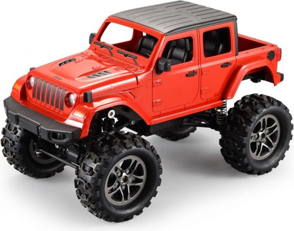 Double Eagle RC Crawler Jeep Wrangler Pickup 1:14 2,4 GHz - Červená - obrázek 1
