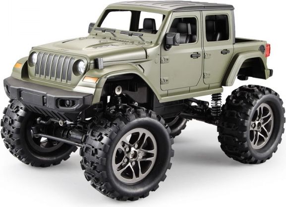 Double Eagle RC Crawler Jeep Wrangler Pickup 1:14 2,4 GHz - Zelená - obrázek 1