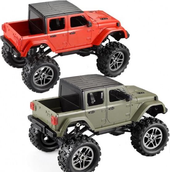 Double Eagle RC Crawler Jeep Wrangler Pickup 1:14 2,4 GHz - Zelená - obrázek 3