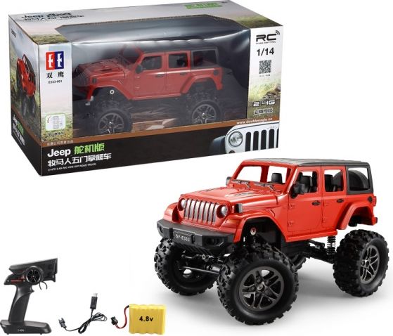 Double Eagle RC Crawler Jeep Wrangler Pickup 1:14 2,4 GHz - Zelená - obrázek 4