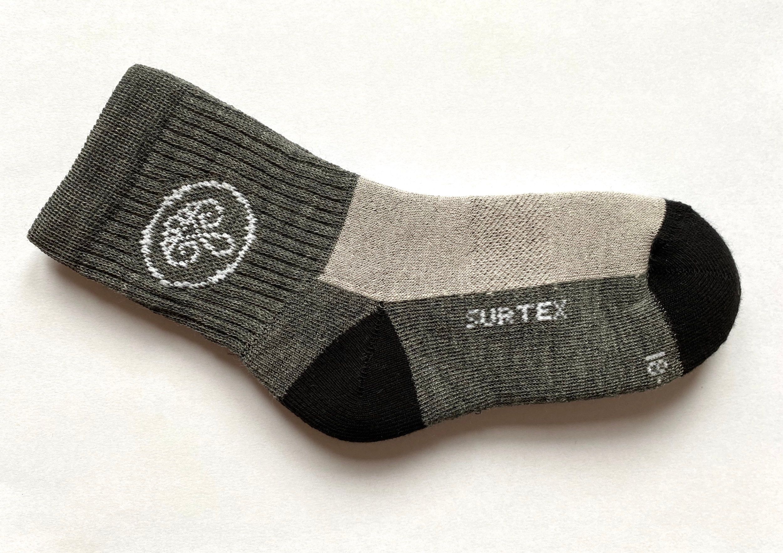 Surtex froté ponožky 80% merino - šedé 20-23 140-150 - obrázek 1