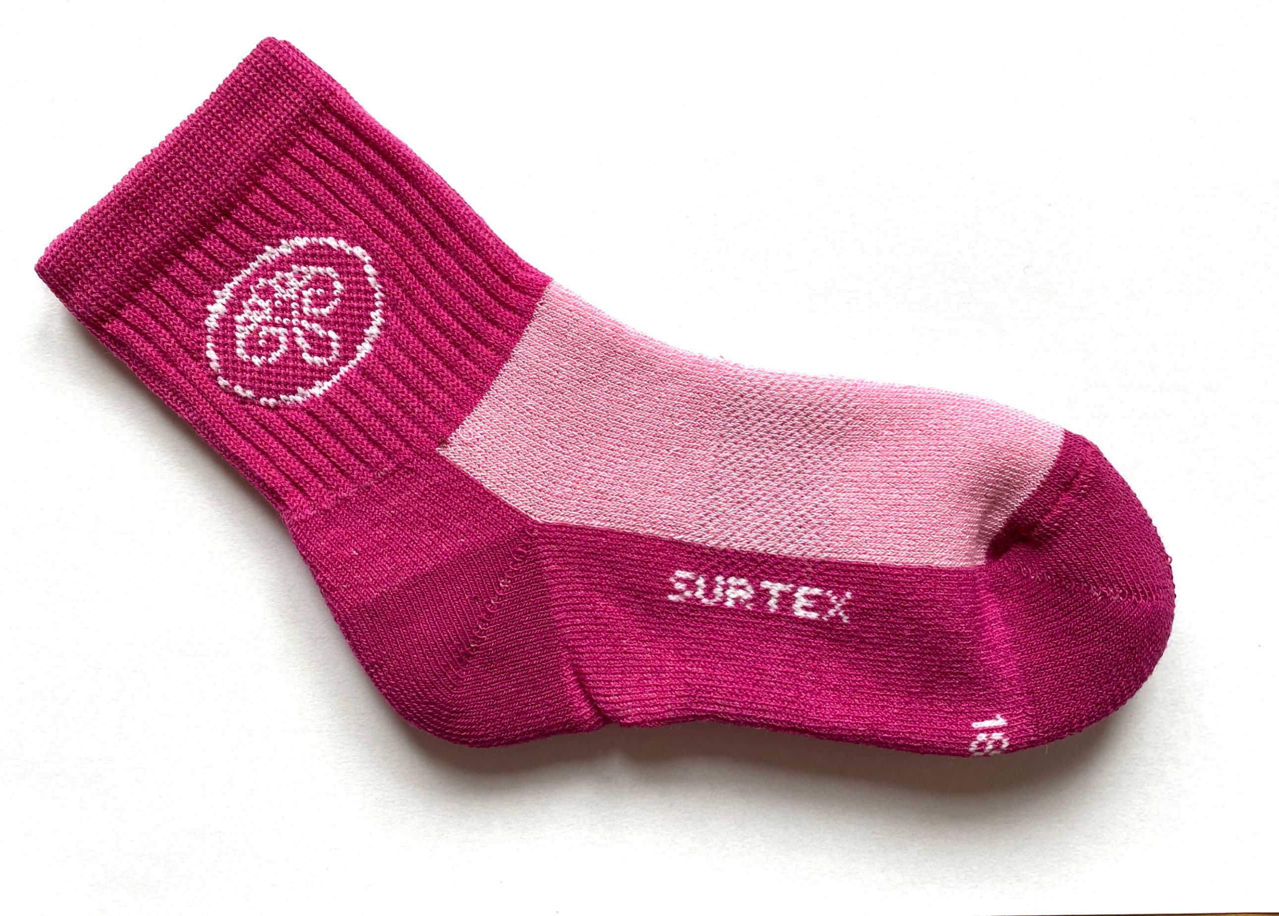 Surtex froté ponožky 80% merino - růžové 18-19 120-130 - obrázek 1