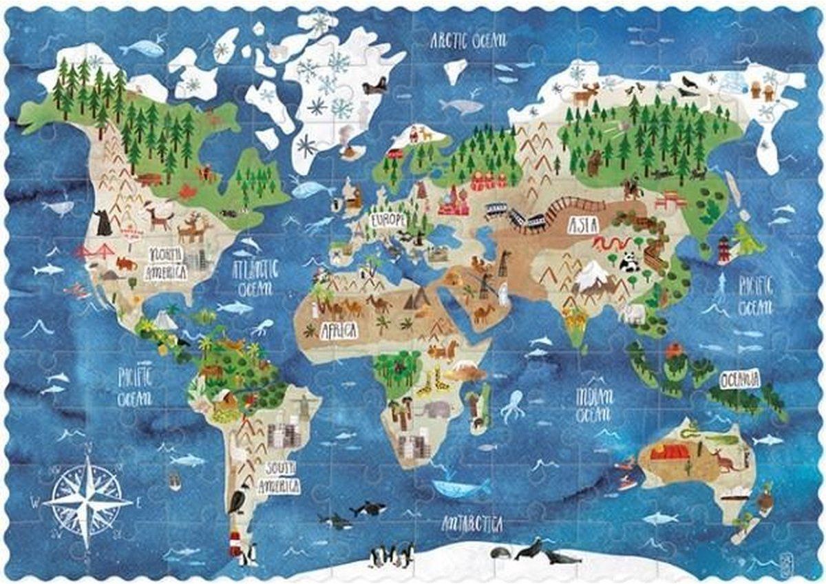 Londji Kapesní puzzle Kolem světa 100 dílků - obrázek 1