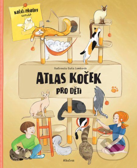 Atlas koček pro děti - Jana Sedláčková, Helena Haraštová, Giulia Lombardo (ilustrátor) - obrázek 1