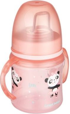 Canpol babies Tréninkový hrníček EXOTIC ANIMALS 120ml růžový - obrázek 2