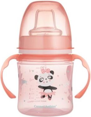Canpol babies Tréninkový hrníček EXOTIC ANIMALS 120ml růžový - obrázek 1
