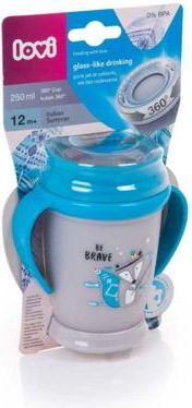 LOVI Hrníček 360 JUNIOR INDIAN SUMMER Boy 250ml 12m+ - obrázek 2