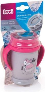 LOVI Hrníček 360 JUNIOR INDIAN SUMMER Girl 250ml 12m+ - obrázek 2