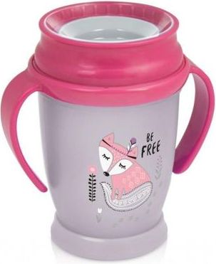 LOVI Hrníček 360 JUNIOR INDIAN SUMMER Girl 250ml 12m+ - obrázek 1