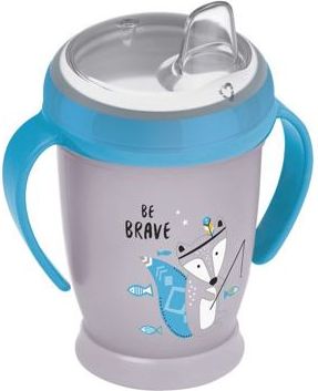 LOVI Hrníček nevylévací INDIAN SUMMER Boy 250ml 12m+ - obrázek 1