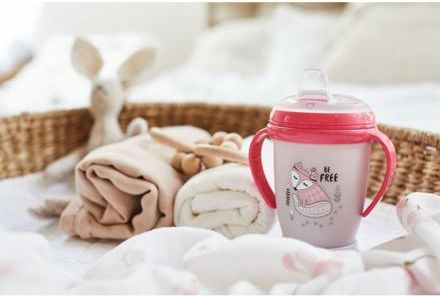 LOVI Hrníček nevylévací INDIAN SUMMER Girl 250ml 12m+ - obrázek 3