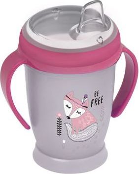 LOVI Hrníček nevylévací INDIAN SUMMER Girl 250ml 12m+ - obrázek 1