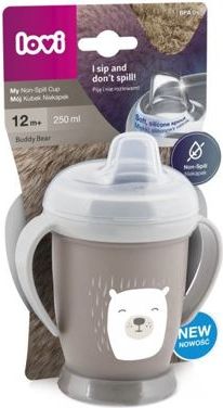 LOVI Hrníček nevylévací 250ml BUDDY BEAR 12m+ - obrázek 2
