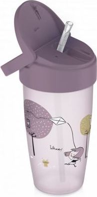 LOVI Hrníček se slámkou LOVELY ACTIVE 350 ml holka - obrázek 2