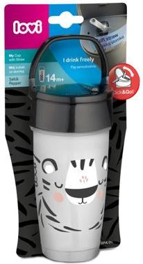 LOVI Hrníček se slámkou SALT&PEPPER ACTIVE 350 ml - obrázek 3