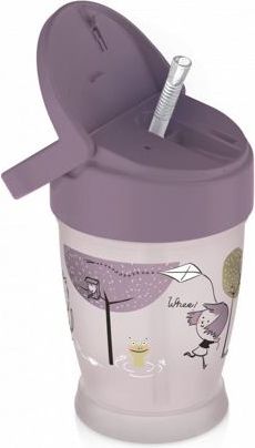 LOVI Hrníček se slámkou LOVELY JUNIOR 250 ml holka - obrázek 2