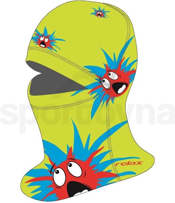 Relax Funkční kukla SHIELD RK02J neon yellow print velikost: S - obrázek 1