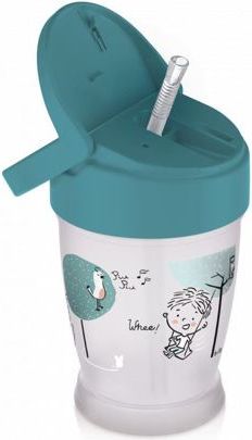 LOVI Hrníček se slámkou LOVELY JUNIOR 250 ml kluk - obrázek 2