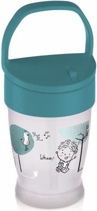 LOVI Hrníček se slámkou LOVELY JUNIOR 250 ml kluk - obrázek 1