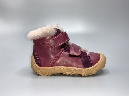 Ricosta Pepino LIAS W MERLOT zateplené dětské celokožené botičky Velikost obuvi: 24 - obrázek 1