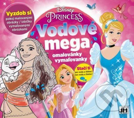 Princezny - Vodové mega omalovánky - Jiří Models - obrázek 1