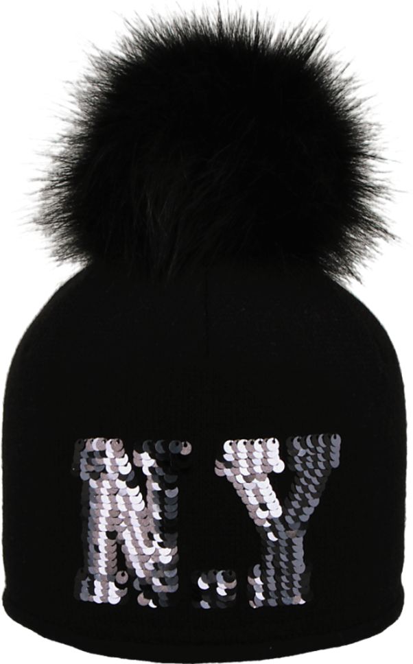 RDX zimní pletená čepice Merino 3799 černá NY velikost: 7 - obrázek 1