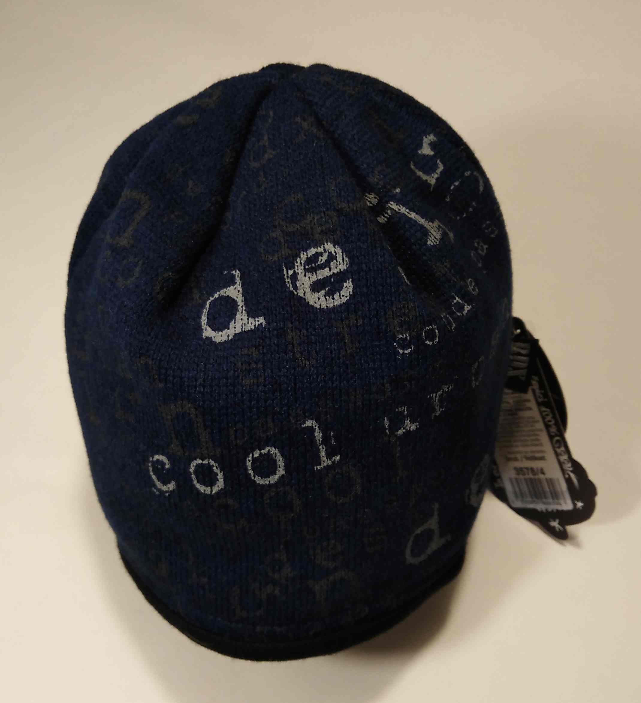 RDX zimní pletená čepice Merino 3578 tm.modrá velikost: 4 - obrázek 1