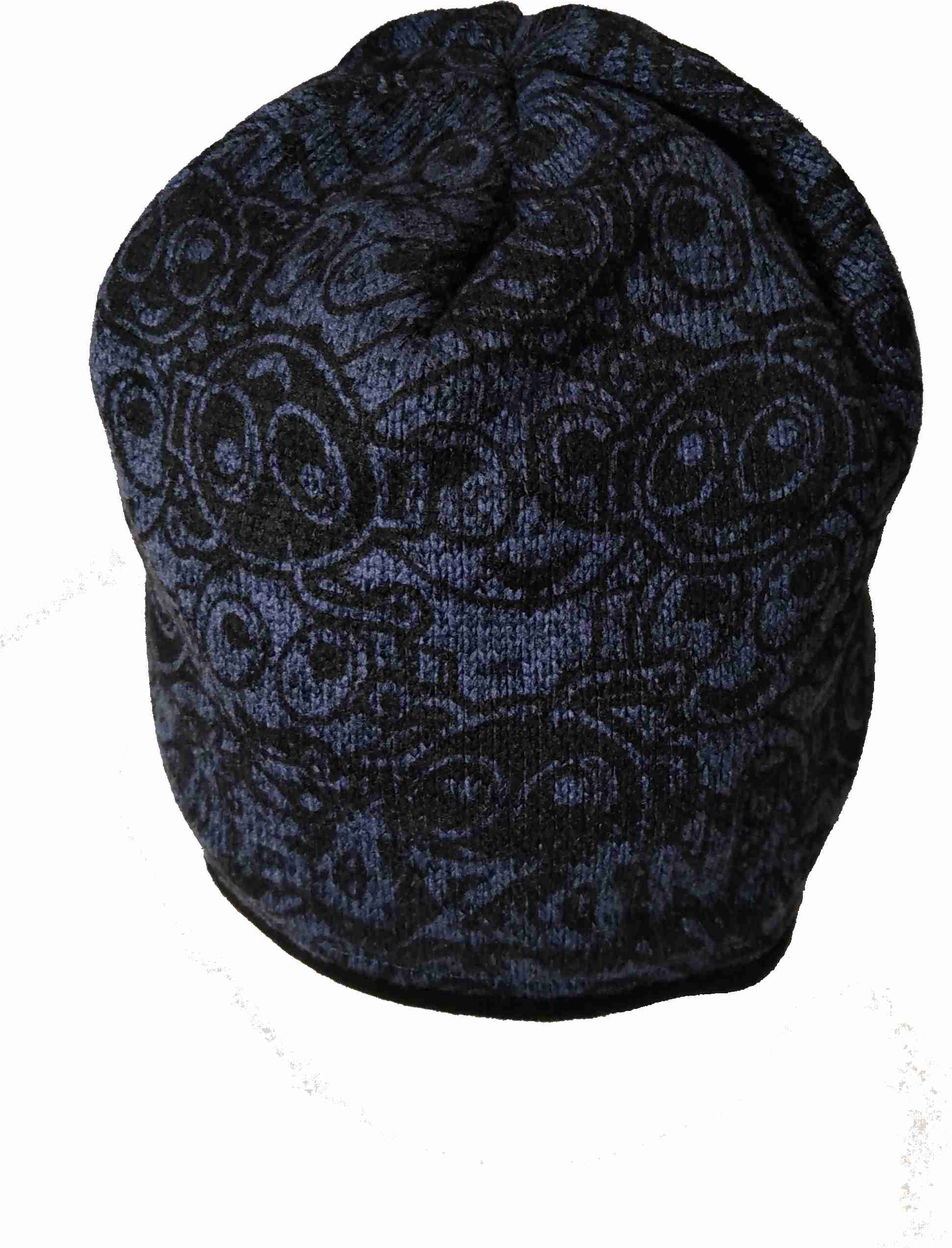 RDX zimní pletená čepice Merino 3576 tm.modrá velikost: 4 - obrázek 1