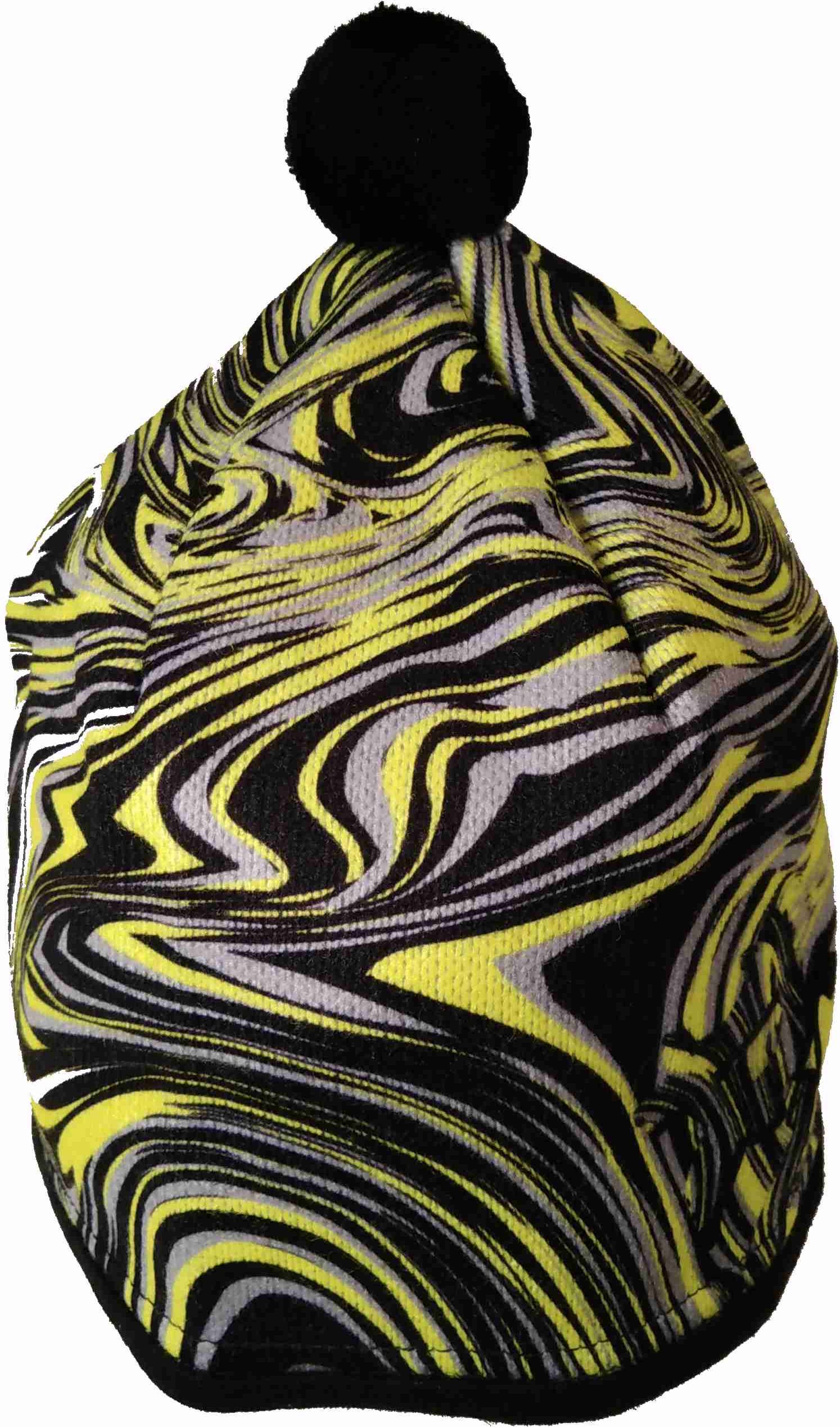 RDX zimní pletená čepice Merino 3786 žlutá velikost: 5 - obrázek 1