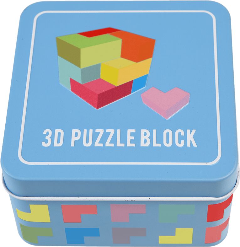 Rex London Dřevěné 3D puzzle v plechové krabičce - obrázek 5