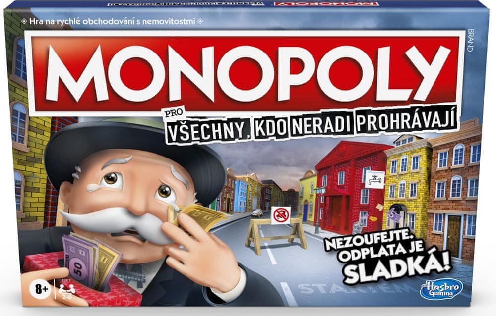 Hasbro Monopoly pro všechny, kdo neradi prohrávají - obrázek 1