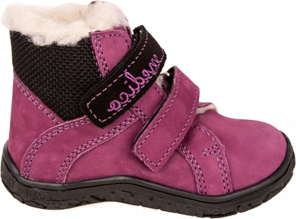 Medico dívčí kožená zimní kotníčková obuv EX4867/M129 24 fialová - obrázek 1